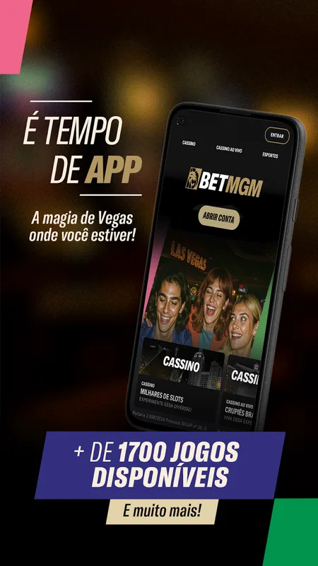 Screenshot BetMGM app