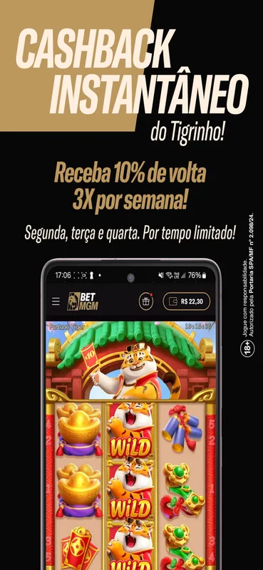 Screenshot BetMGM app