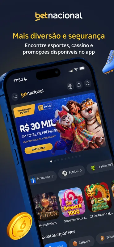 Screenshot Betnacional app