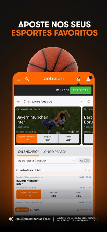 Screenshot Betsson Android 5