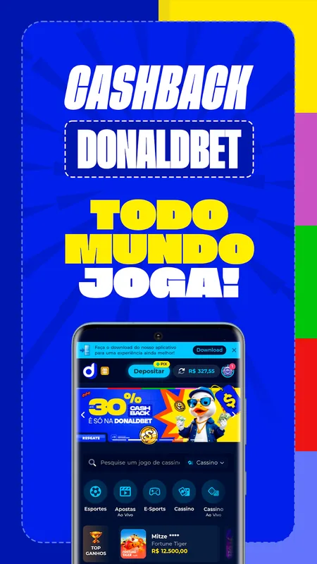 Screenshot Donald Bet Android 1