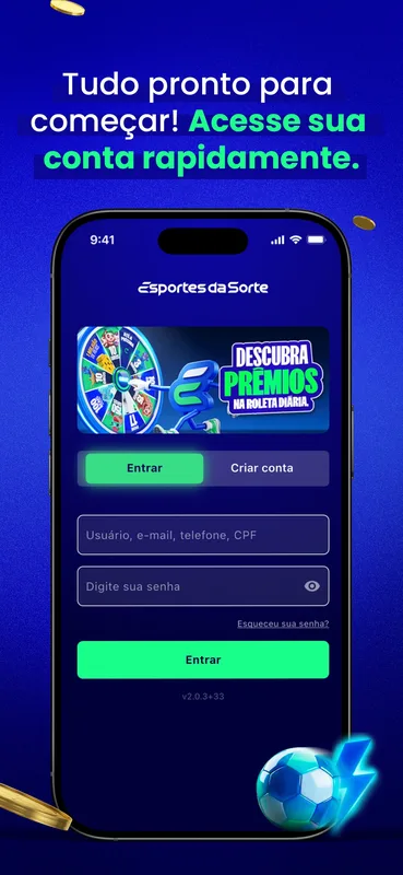 Screenshot Esportes da Sorte app