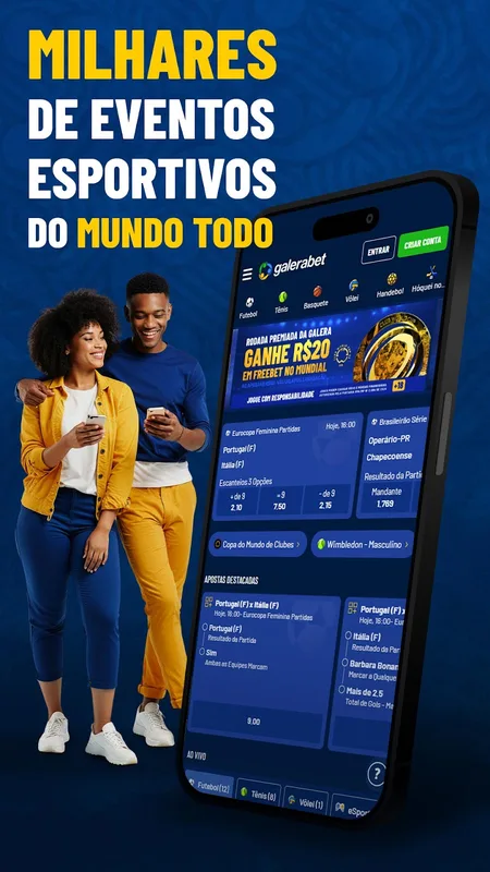 Screenshot Galera Bet app