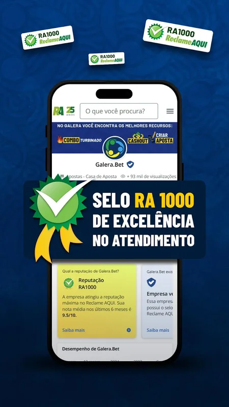 Screenshot Galera Bet app