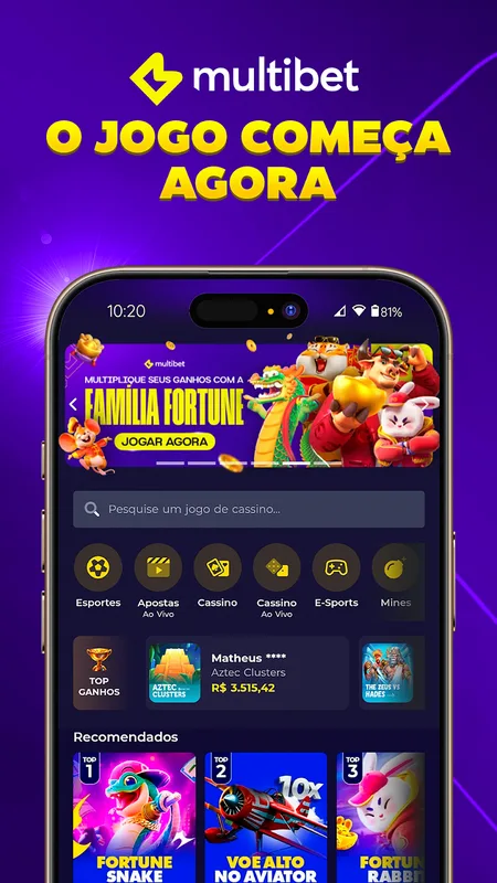 Screenshot Multibet Android 1