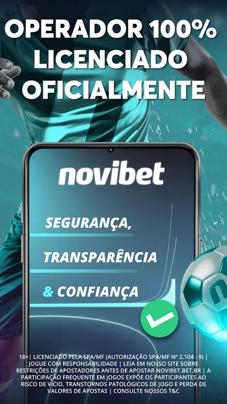 Screenshot Novibet app
