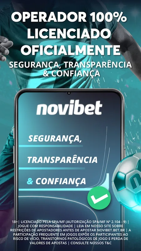 Screenshot Novibet app