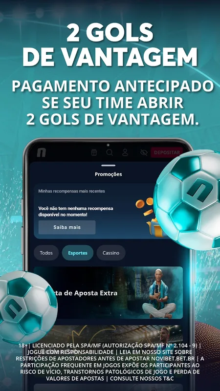 Screenshot Novibet app