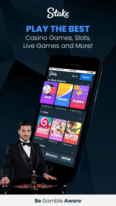Screenshot Stake app