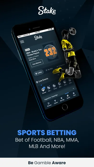 Screenshot Stake app