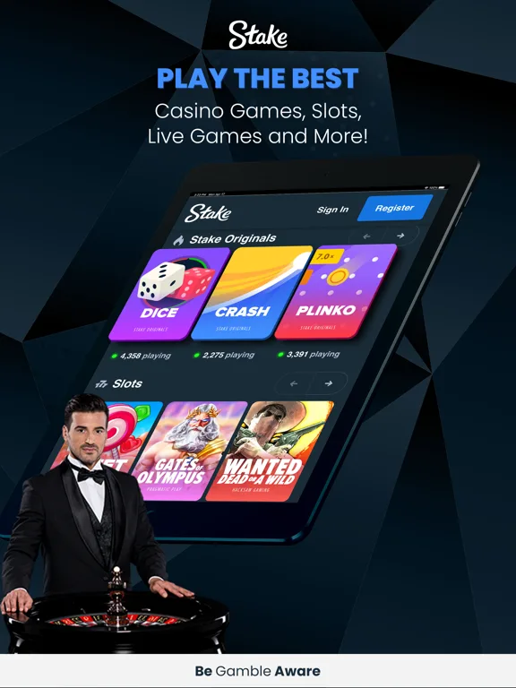Screenshot Stake app