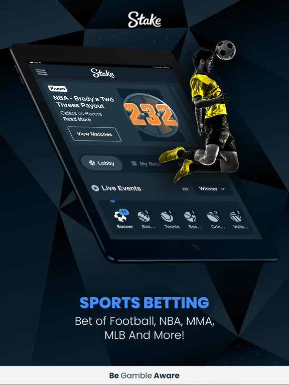 Screenshot Stake app