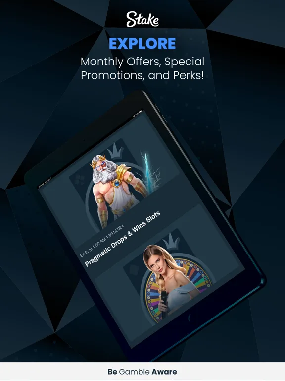 Screenshot Stake app