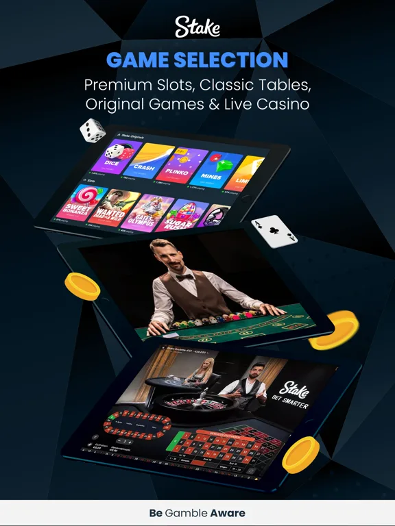 Screenshot Stake app