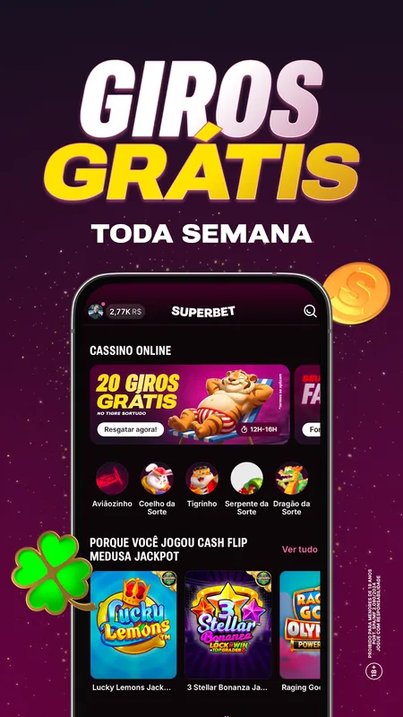 Screenshot Superbet app