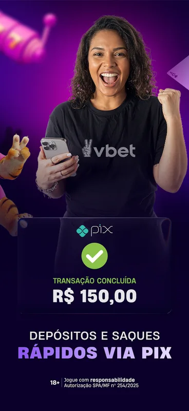 Screenshot Vbet app