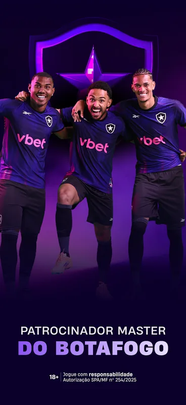 Screenshot Vbet app
