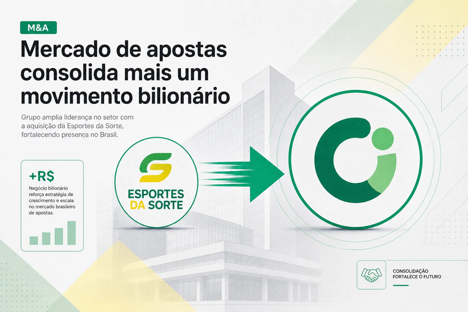 Esportes da Sorte compra BETBR Loterias: nova consolidação aquece o mercado de apostas no Brasil